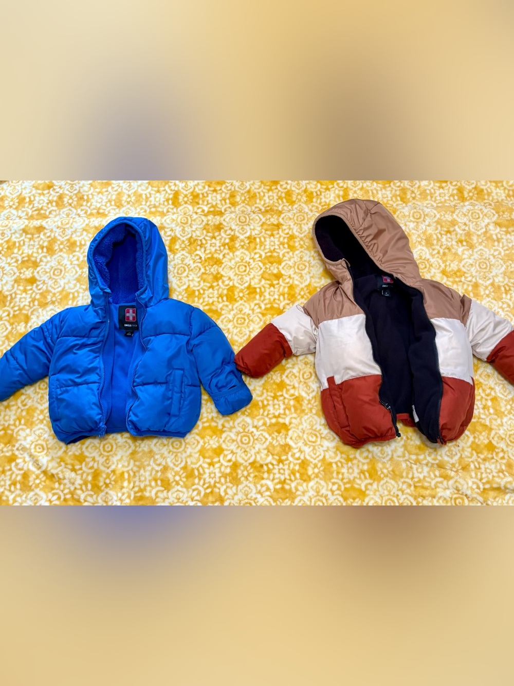 Set of 2 Swiss Tech Toddler Heavyweight Puffer Jackets